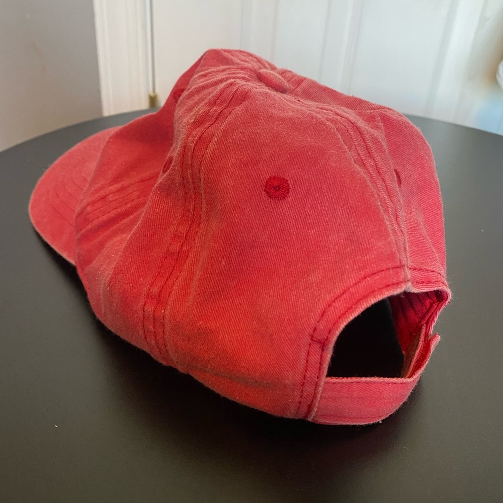 Red, Velcro hat